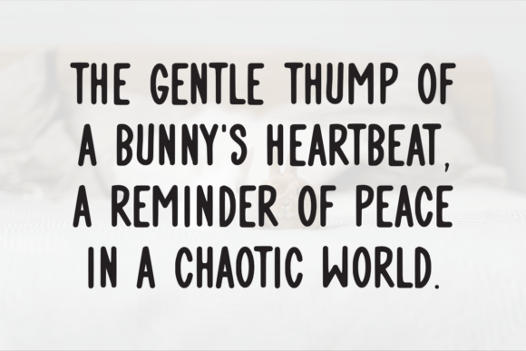 Giggly Bunny Font preview 3