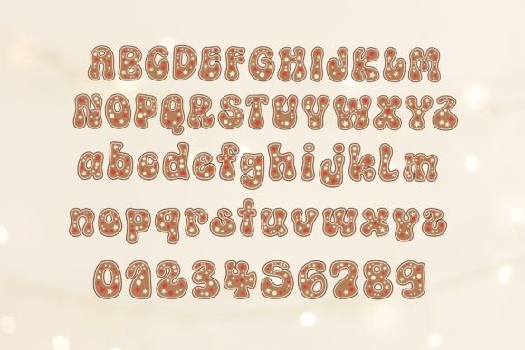 Gingerbread Font preview 3