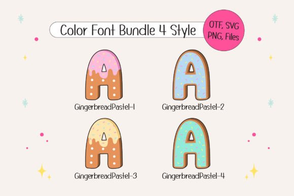 Gingerbread Pastel Cream Font preview 2