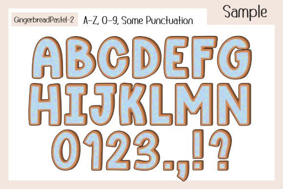 Gingerbread Pastel Cream Font preview 4