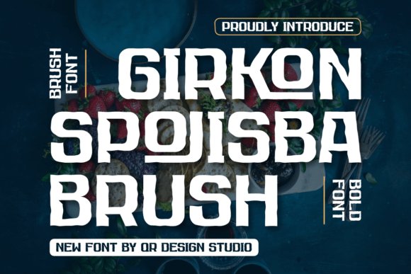 Girkon Spojisba Brush Font