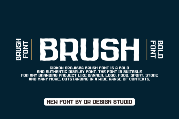 Girkon Spojisba Brush Font preview 2