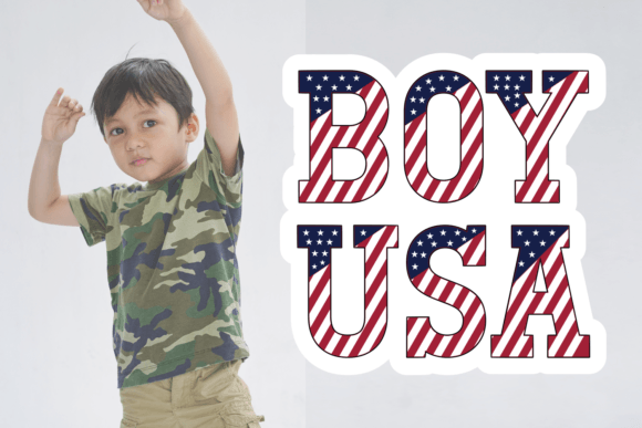 Brave America Font preview 2