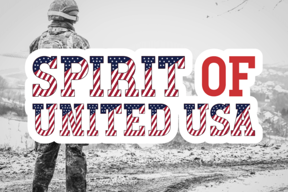 Brave America Font preview 3