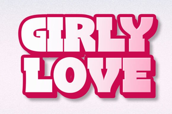Girly Love Font