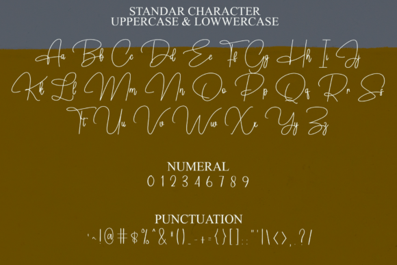 Girly Signature Font preview 3