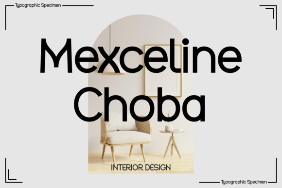 Gither Choba Font preview 4