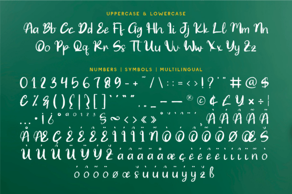 Giveryna Font preview 3