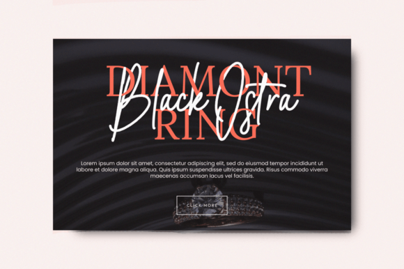Gladimour Font preview 4