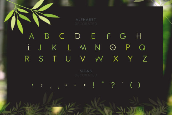 Bamboo Font preview 2