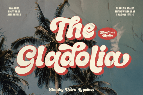 Gladolia Font preview 2