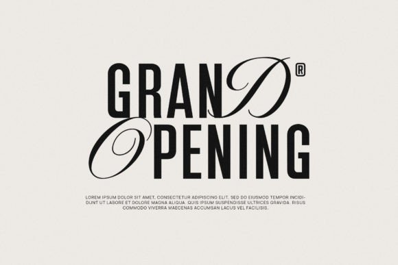 Glamer Font preview 2