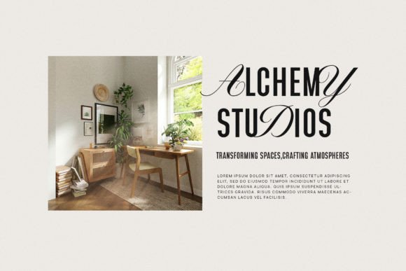 Glamer Font preview 3