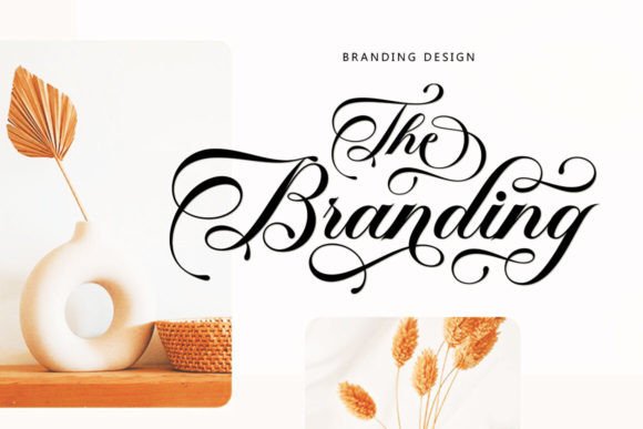 Glanston Brilliant Font preview 2