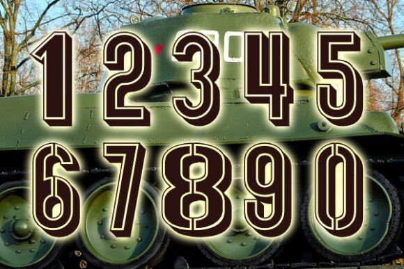 Army Watch Font preview 3