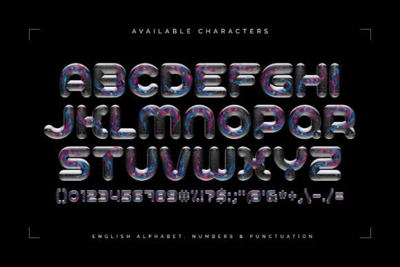 Glass Marbles Font preview 4