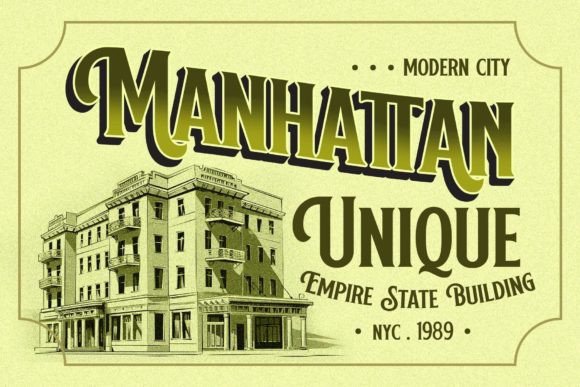 Bancher Font preview 2