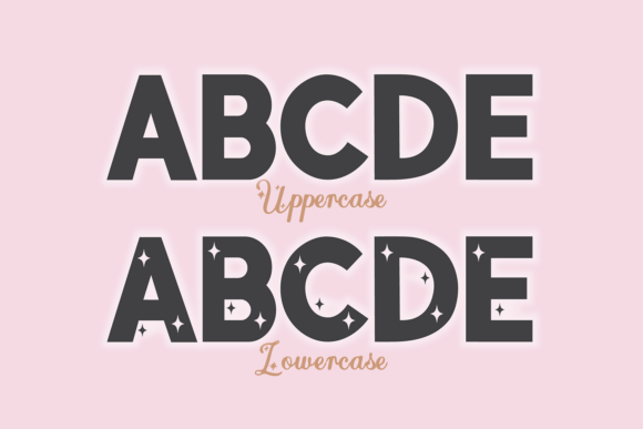 Glisten Font preview 3