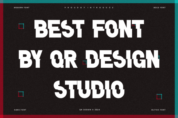 Glitch Exsand Font preview 3