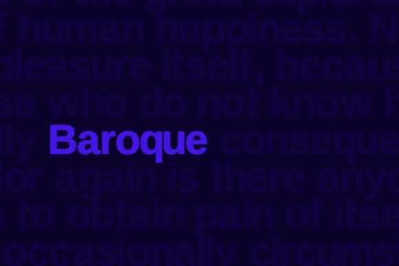 Baroque Font preview 3
