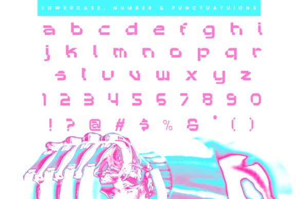 Glitech Font preview 3
