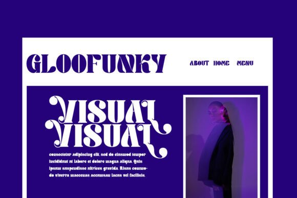 Gloofunky Font preview 3