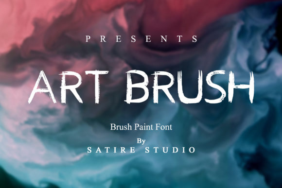 Art Brush Font preview 2