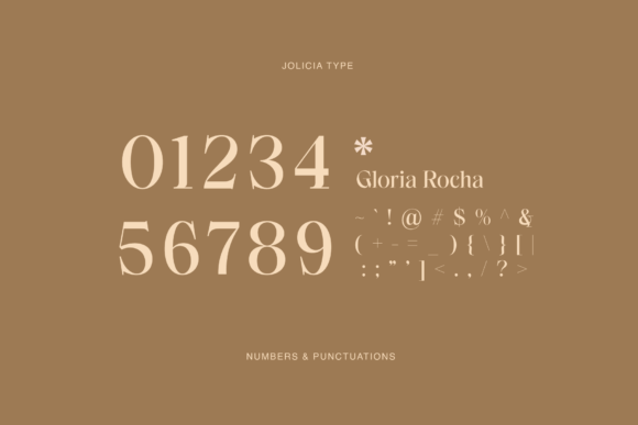 Gloria Rocha Font preview 3
