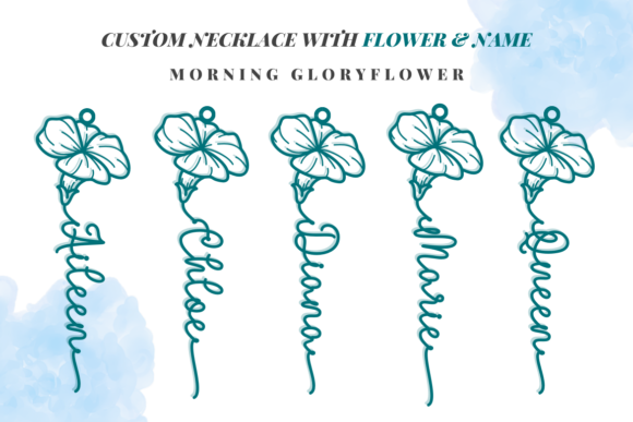 Glorya Birth Flower Font preview 2