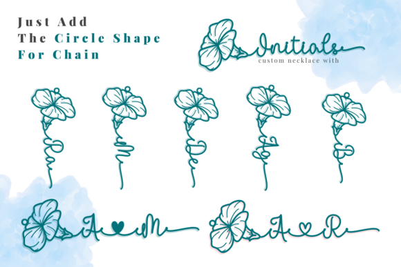 Glorya Birth Flower Font preview 3