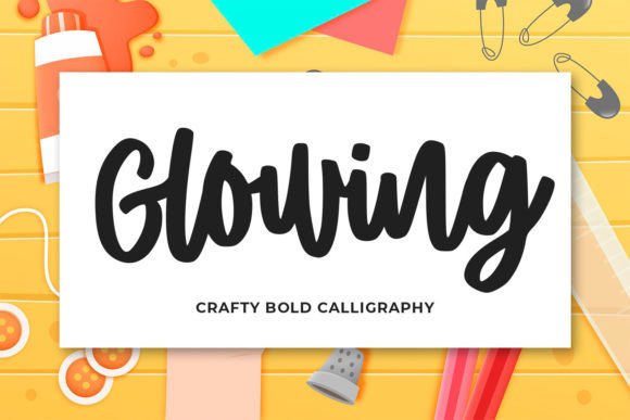 Glowing Font