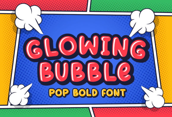 Glowing Bubble Font