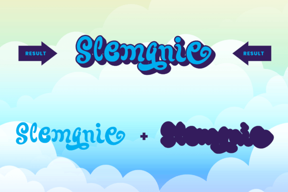 Glunicorn Font preview 3