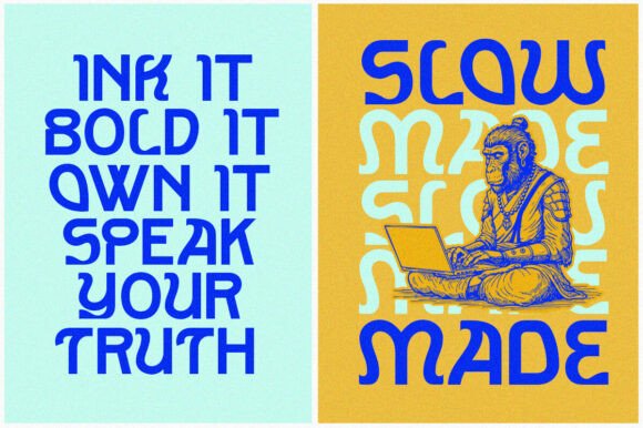 Gnosium Typeface Font preview 4