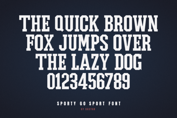 Go Sport Font preview 4