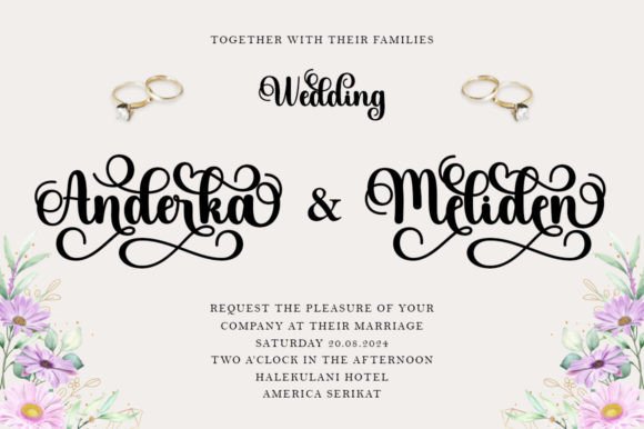 Aladya Font preview 4
