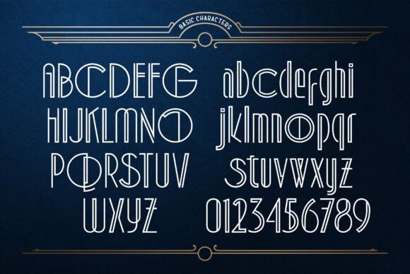 Art Decory Font preview 3