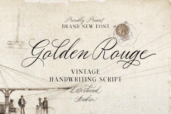 Golden Rouge Font