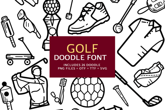 Golf Doodle Font