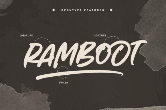 Goliart Brush Font preview 2