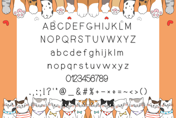 Good Cat Font preview 2
