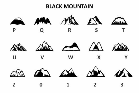 Black Mountain Font preview 3