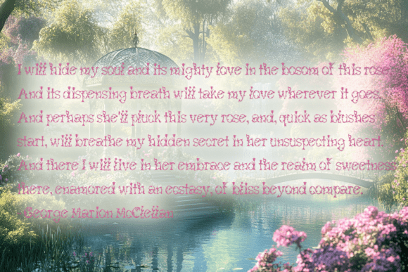 Art Nouveau Garden Fantasy Font preview 2
