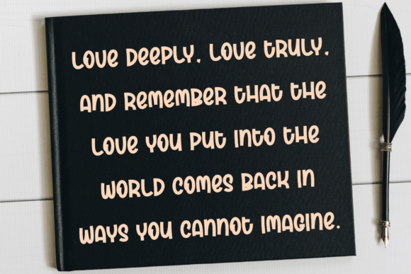 Good Night Font preview 4
