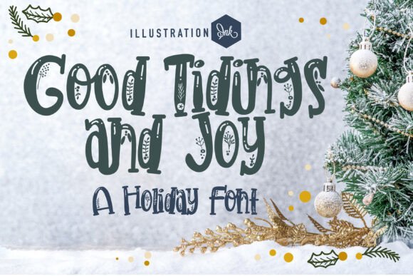 Good Tidings and Joy Font