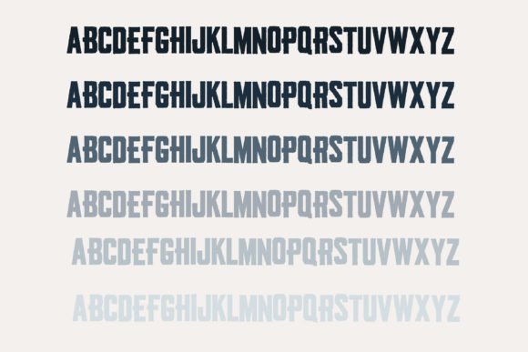 Battlefield Font preview 2