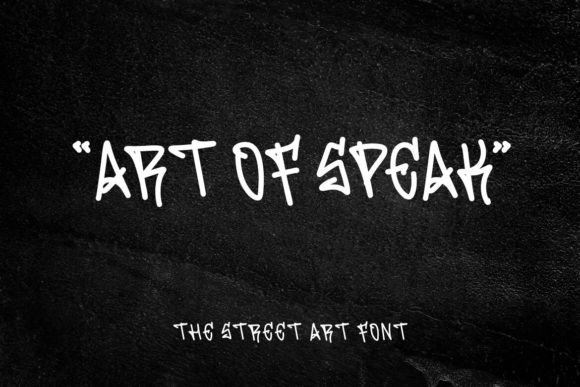 Art of Speak Font