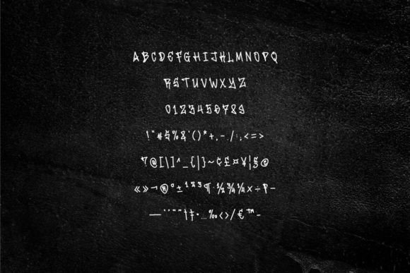Art of Speak Font preview 4