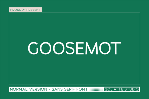 Goosemot Font