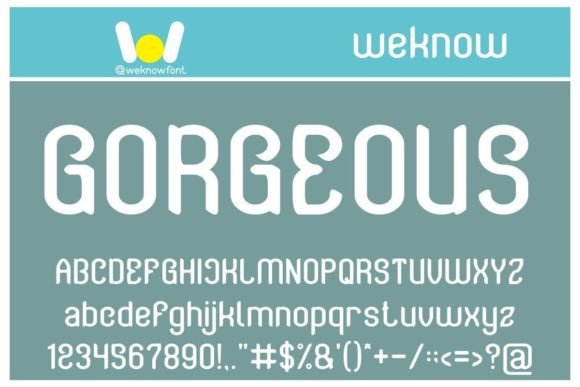 Gorgeous Font